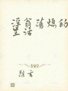 浮翁荡熄的幸福生活