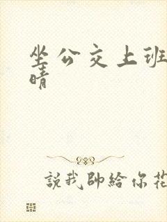 坐公交上班的苏晴