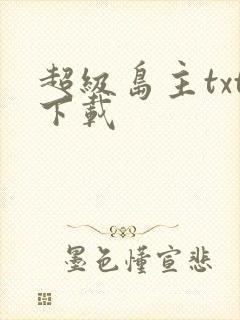超级岛主txt下载