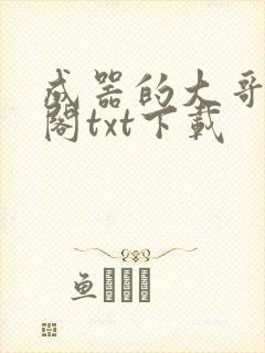 成器的大哥笔趣阁txt下载