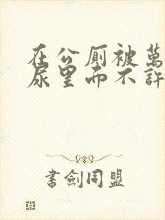 在公厕被万人c尿里面不许漏封面