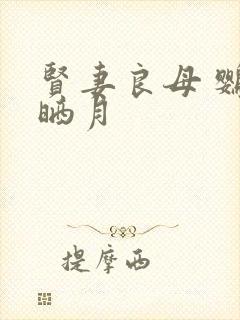 贤妻良母 鹦鹉晒月封面