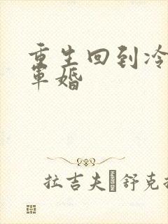 重生回到冷战前军婚封面