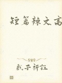 短篇辣文高h