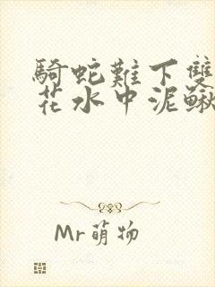 骑蛇难下双金银花水中泥鳅