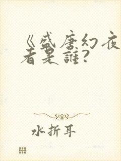 《盛唐幻夜》作者是谁?