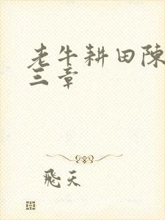 老牛耕田陈雪第三章