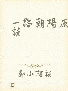 一路朝阳原著小说