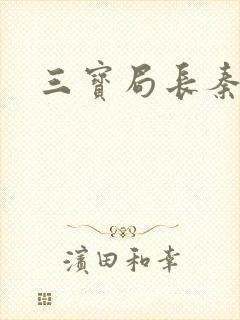 三宝局长秦守仁封面