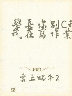 学长你别C我了我在写作业