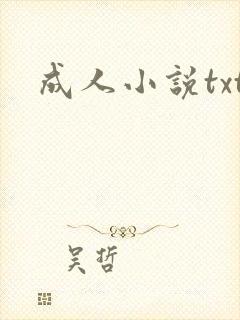 成人小说txt