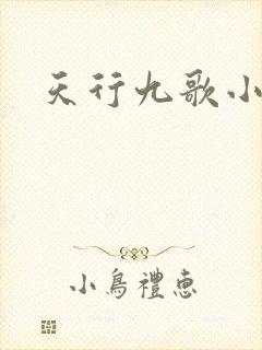 天行九歌小说封面