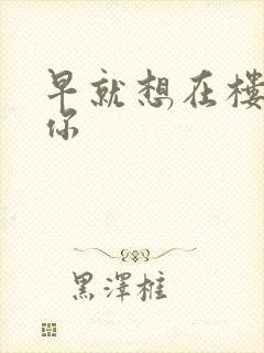 早就想在楼梯要你