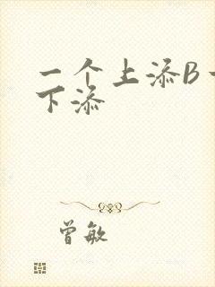 一个上添B一个下添