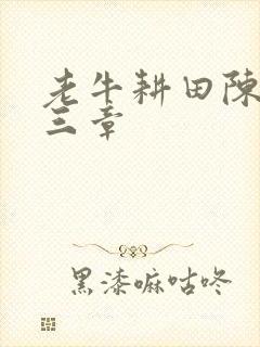 老牛耕田陈雪第三章