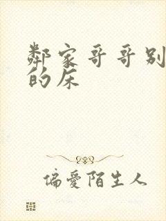 邻家哥哥别上我的床