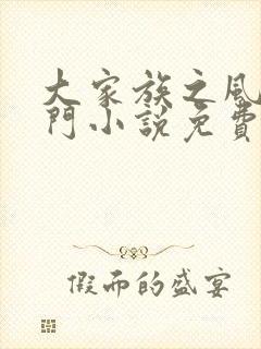 大家族之风流豪门小说免费阅读封面