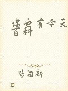 你也有今天百度百科