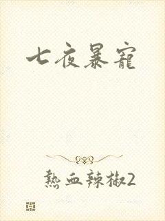 七夜暴宠封面