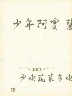 少年阿宾 慧钰