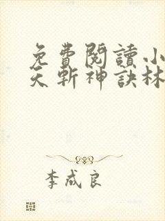 免费阅读小说九天斩神诀林辰