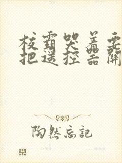 校霸哭着要学霸把遥控器关了封面