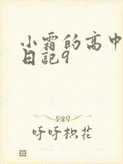 小霜的高中成长日记9