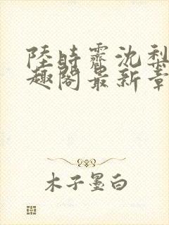 陆时霁沈梨初笔趣阁最新章节更新封面