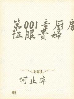 第001章厨房征服贵妇