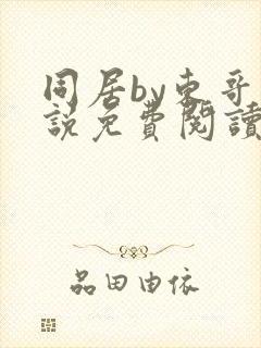 同居by东哥小说免费阅读全文无弹窗