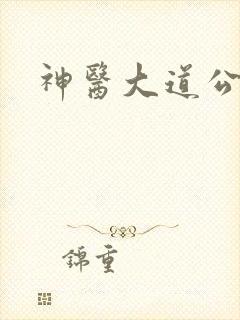 神医大道公封面
