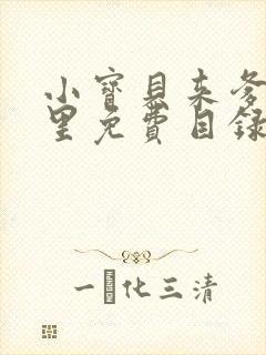 小宝贝来爹地怀里免费目录封面