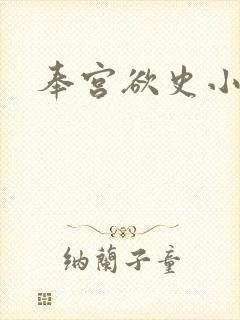 奉宫欲史小说封面