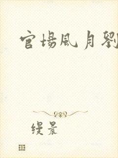 官场风月刘明强封面