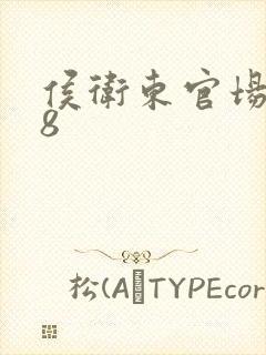 侯卫东官场笔记8