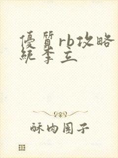 优质rb攻略系统李立封面