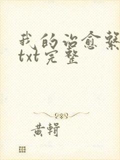 我的治愈系游戏txt完整封面