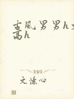 古风男男h文肉高h