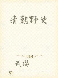 清朝野史