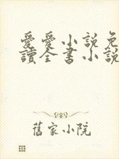 爱爱小说免费阅读全书小说乡村