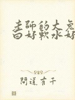 老师的大兔子好白好软水好多