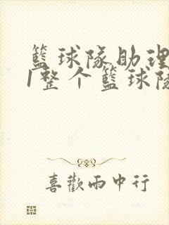 篮球队助理hv1整个篮球队