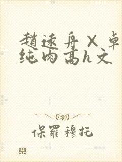 赵远舟×卓翼宸纯肉高h文