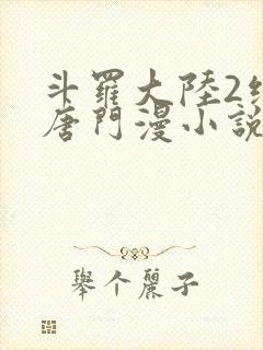 斗罗大陆2绝世唐门漫小说