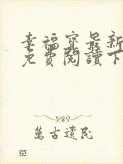 幸福宝最新章节免费阅读下载