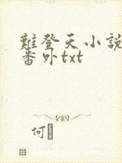 难登天小说完整番外txt封面