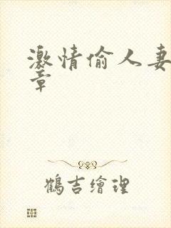 激情偷人妻30章