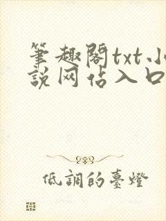 笔趣阁txt小说网站入口