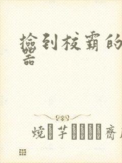 捡到校霸的遥控器