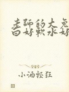 老师的大兔子好白好软水好多